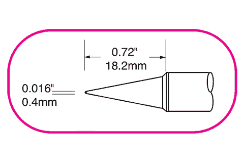 que-han-sxv-conical-0-4×18-2mm